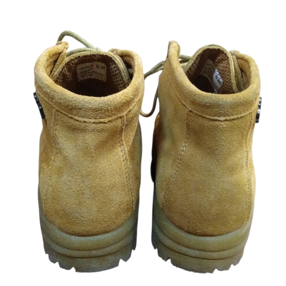 SAO Stacy Adams Beige Chukka Suede Ankle Boots Youth Size 5M New No Tags - Picture 3 of 4